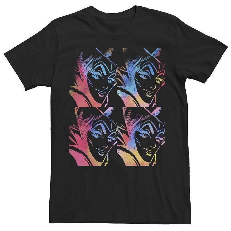 Mens Disneys Sleeping Beauty Villains Maleficent Head Shot Stencil Tee Product Image