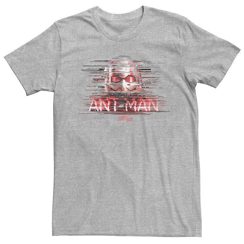 Mens Marvel Ant-Man And The Wasp Ant-Man Distorted Poster Tee Athletic Grey Product Image