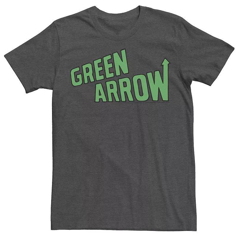 Mens DC Comics The Green Arrow Text Poster Tee Product Image