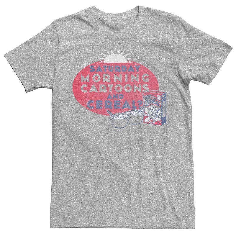 Mens Saturday Mornings Tee Athletic Grey Product Image