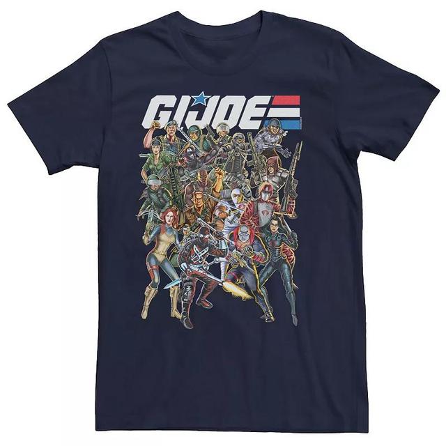 Mens G.I. Joe Heroes And Villains Group Shot Graphic Tee Blue Product Image