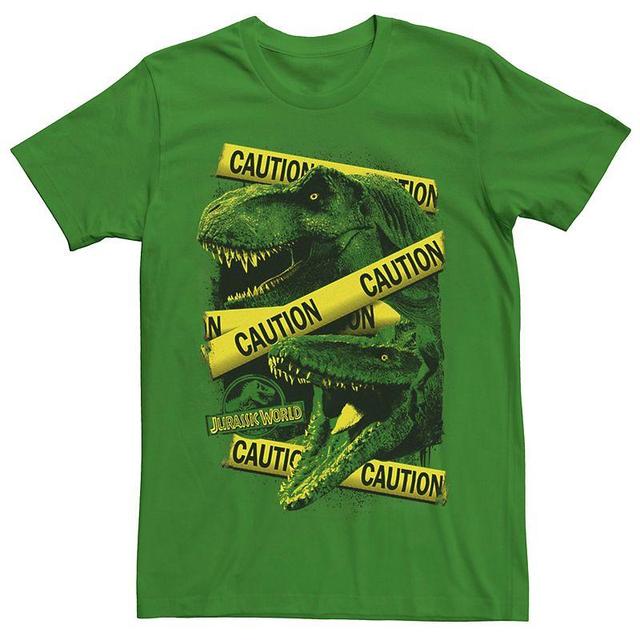 Mens Jurassic World Two Dinosaur Caution Splatter Tee Product Image