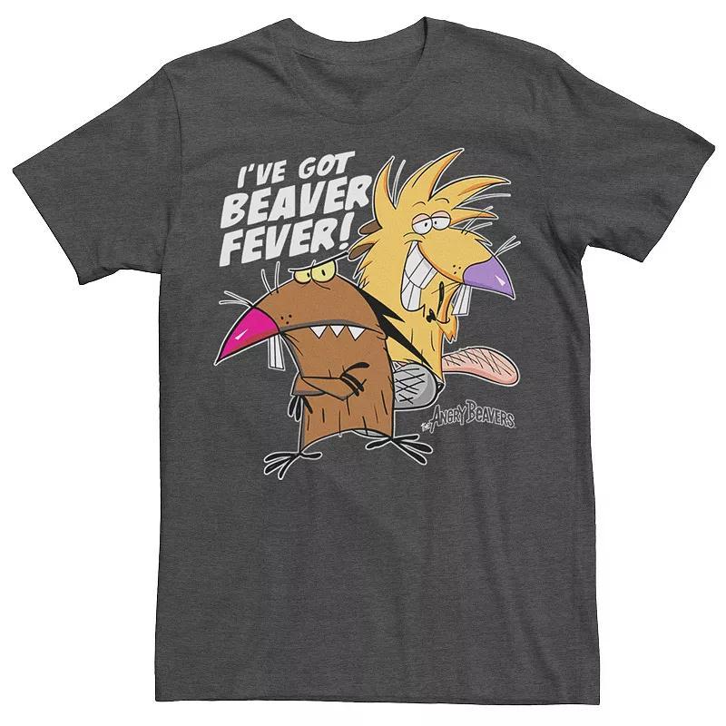 Mens Angry Beavers Ive Got Beaver Fever Portrait Tee Red Product Image