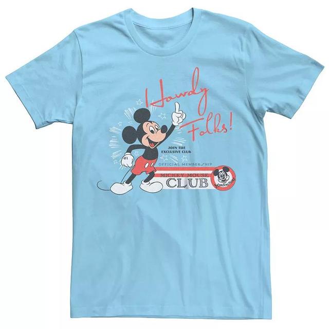 Disney 100 Mens Mickey Mouse Howdy Folks! Tee Product Image