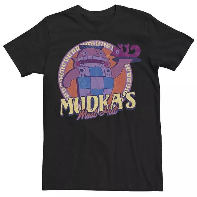 Disneys Emperors New Groove Mudkas Meat Hut Logo Mens Tee Product Image