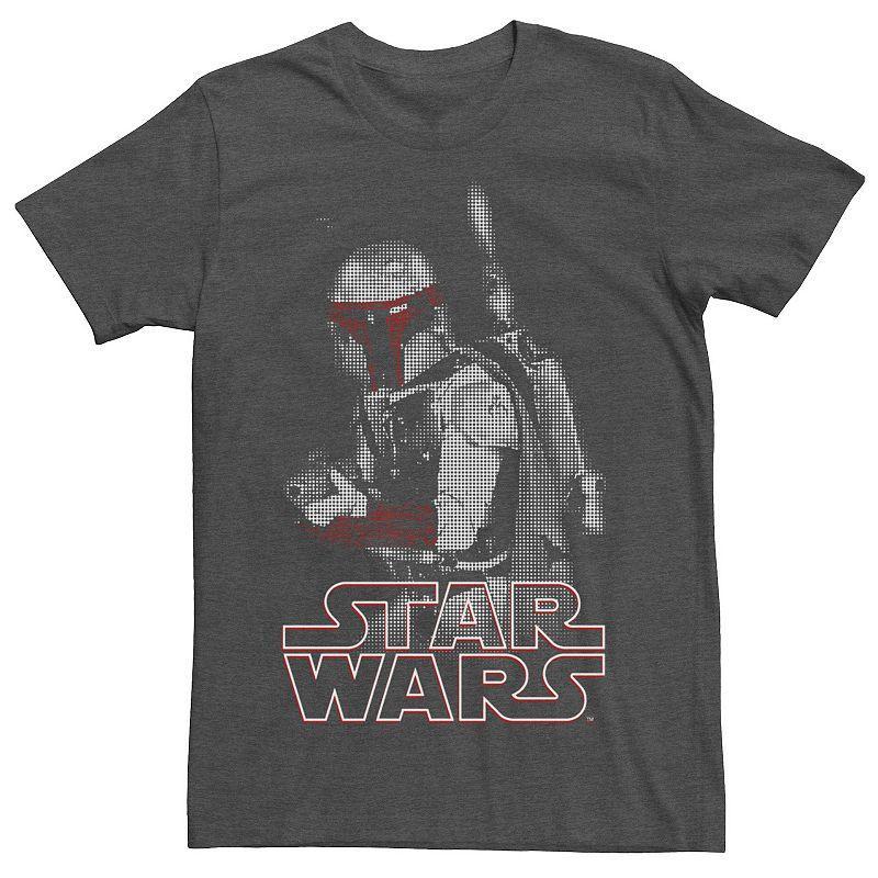 Mens Star Wars Boba Fader Graphic Tee Grey Heather Product Image