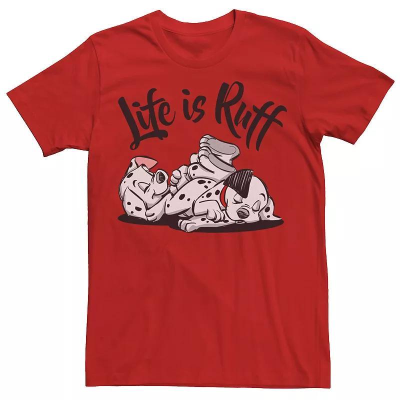 Disneys 101 Dalmatians Mens Sleeping Puppies Life Is Ruff Tee Product Image