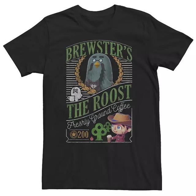 Big & Tall Nintendo Animal Crossing Brewsters The Roost Tee, Mens Product Image