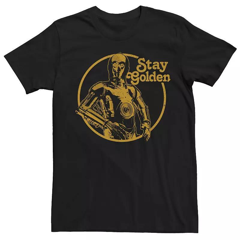 Mens Star Wars C-3PO Stay Golden Tee Product Image