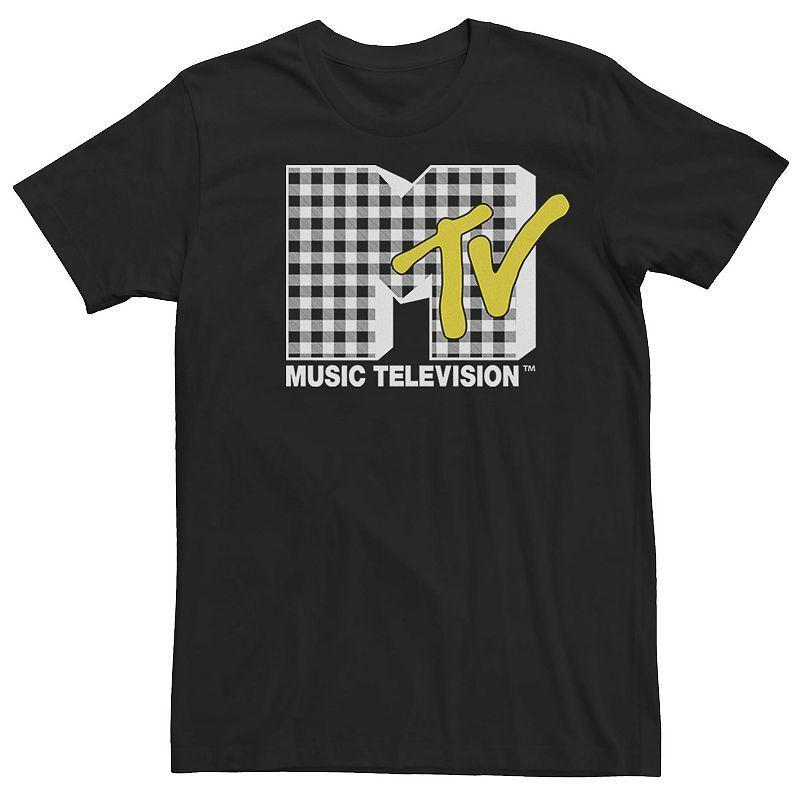 Mens MTV Gingham Style Logo Tee Product Image