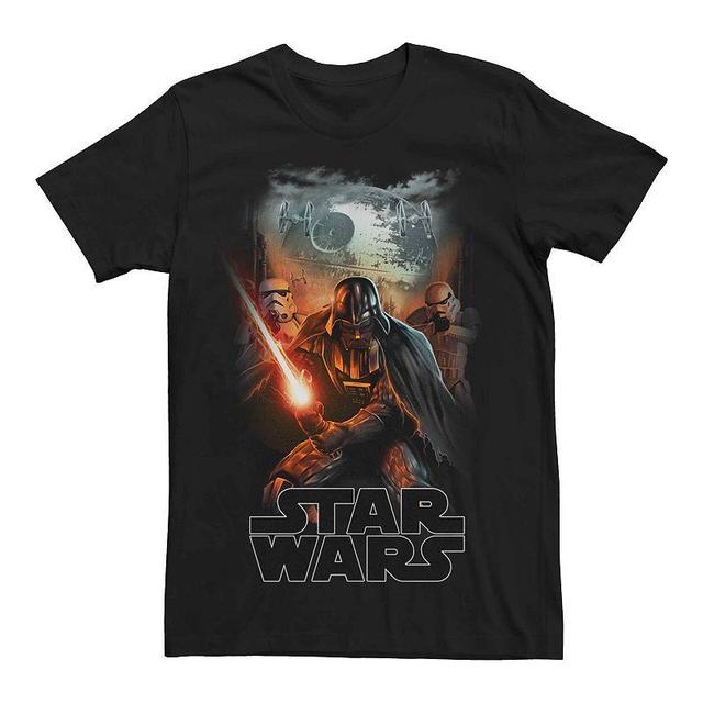 Mens Star Wars Vader Trooper Darth Portrait Graphic Tee Product Image