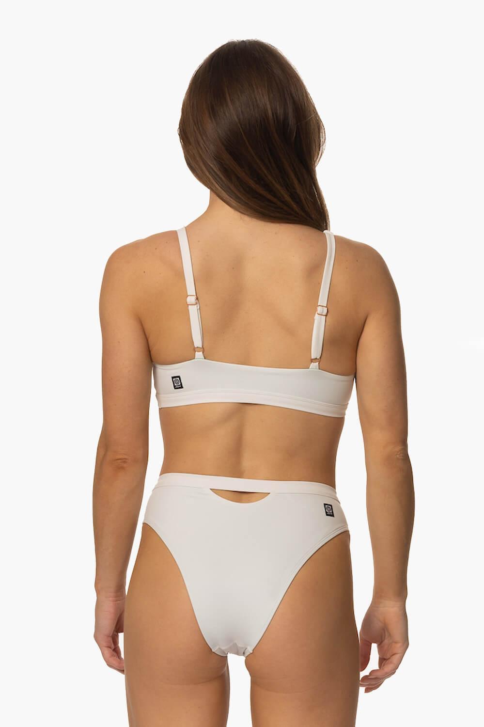 Nora Bikini Bottom - White Product Image