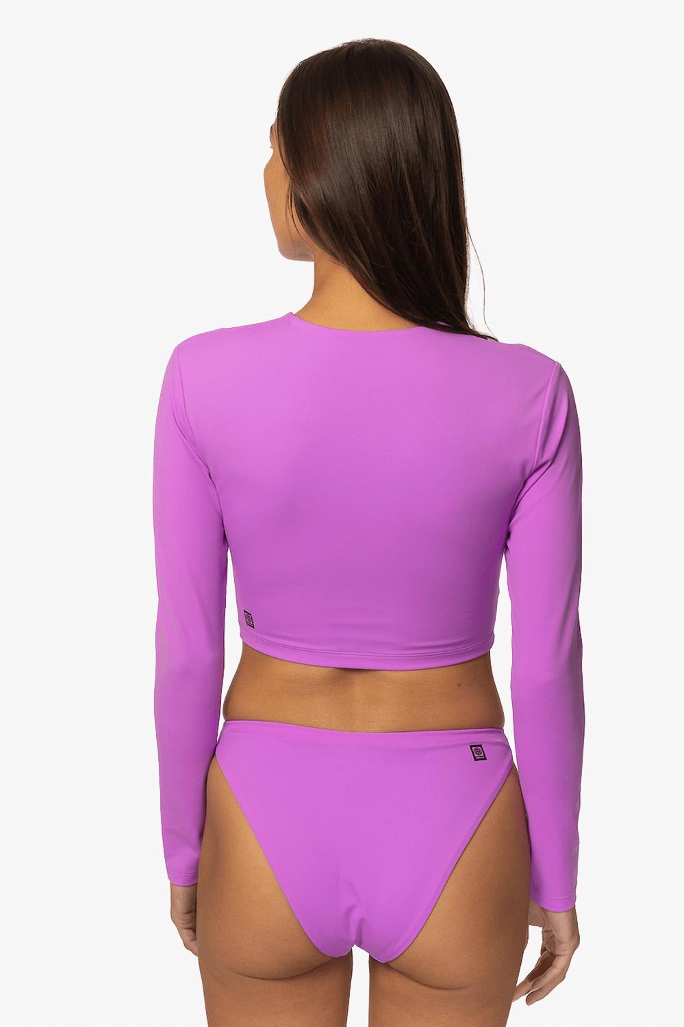 Taranaki Long Sleeved Crop Cut-Out Rashie - Dreamer Female Product Image