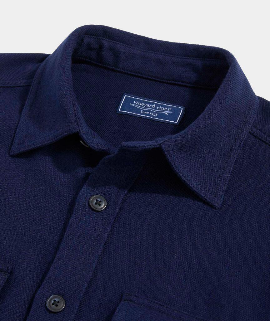 Twill Solid Utility Shirt Product Image