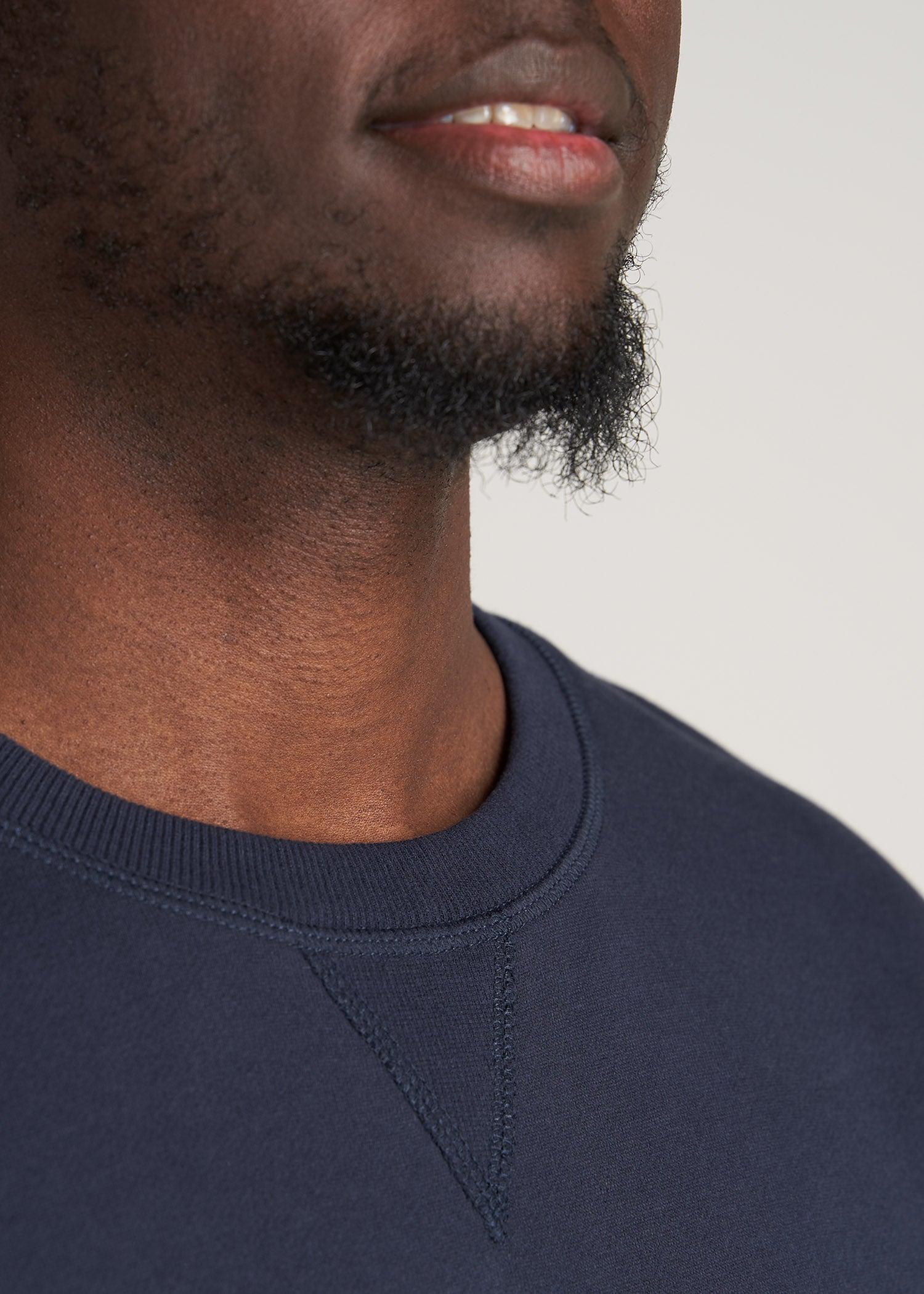 Wearever Fleece Crewneck Tall Men's Sweatshirt in Navy Product Image