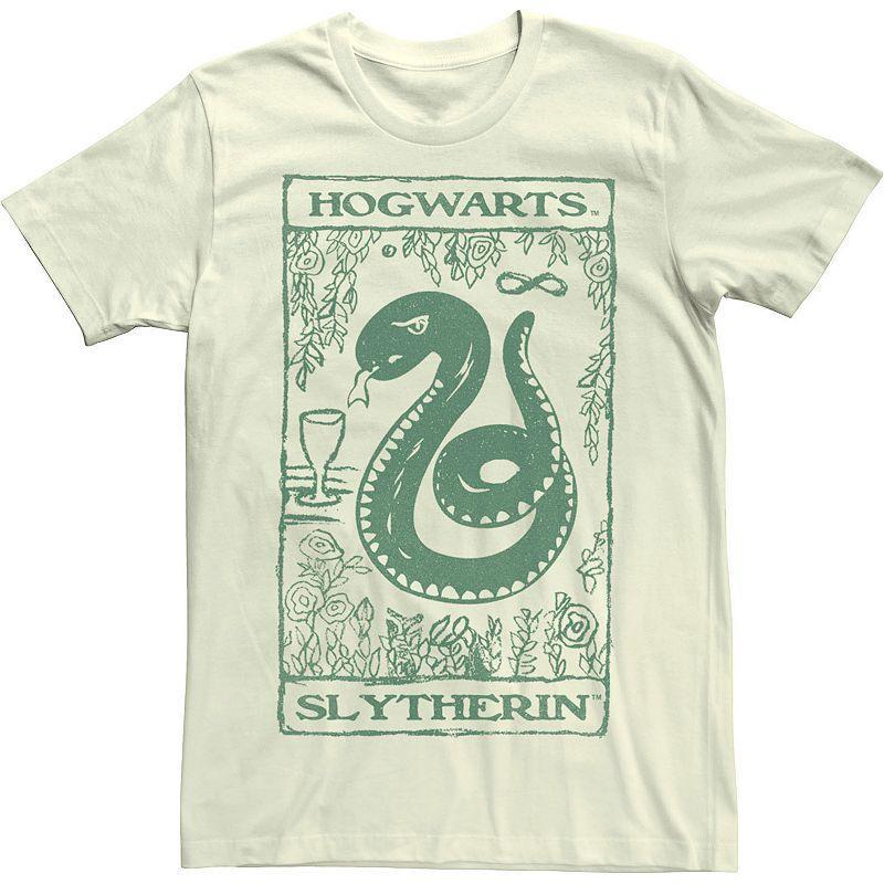 Mens Harry Potter Slytherin Tarot Playing Card Tee Product Image