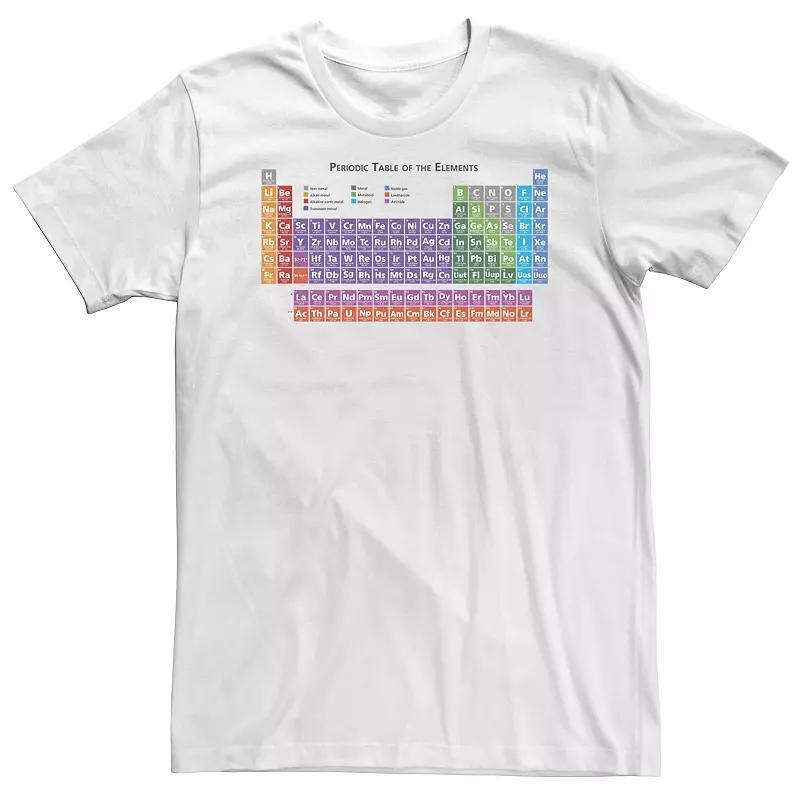 Big & Tall Fifth Sun Periodic Table Of Elements Chemistry Tee, Mens Product Image