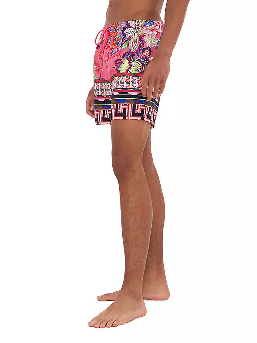 Printed Mid-Length Board Shorts Product Image