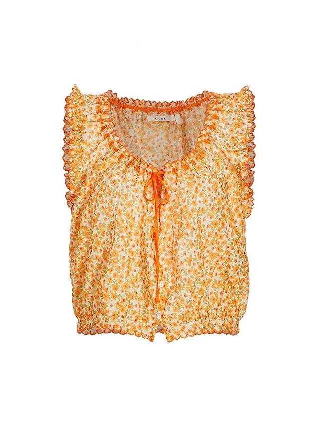 Womens Traveler Floral Top Product Image