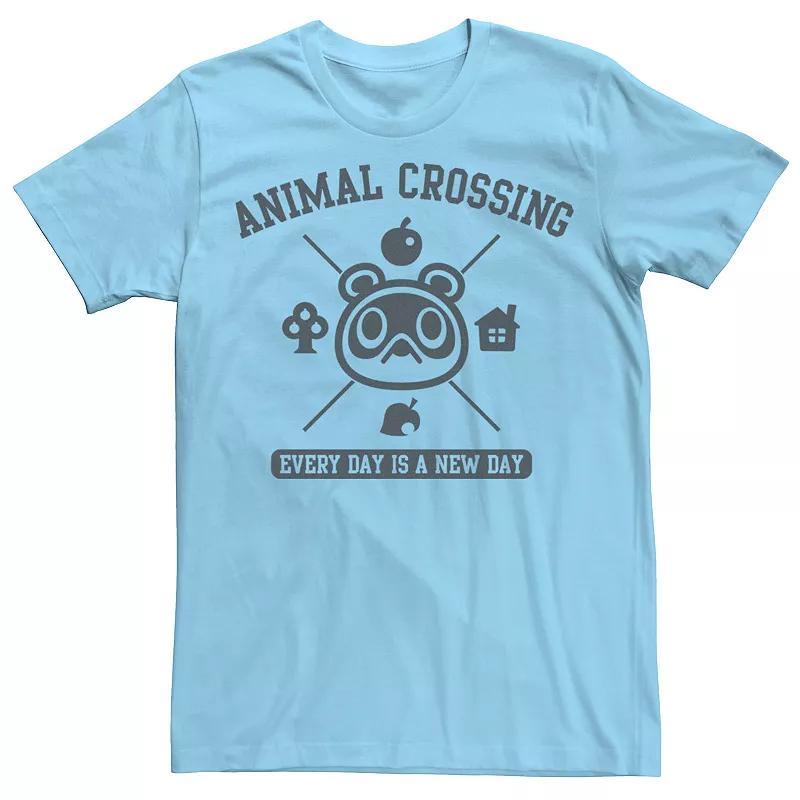 Mens Nintendo Animal Crossing Everyday Is A New Day Logo Graphic Tee Product Image