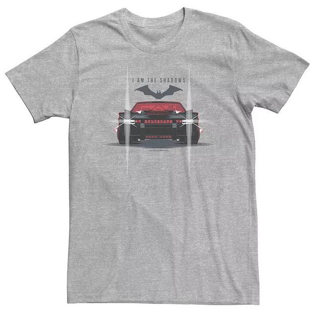 Big & Tall DC Batman Batmobile Tee, Mens Athletic Grey Product Image