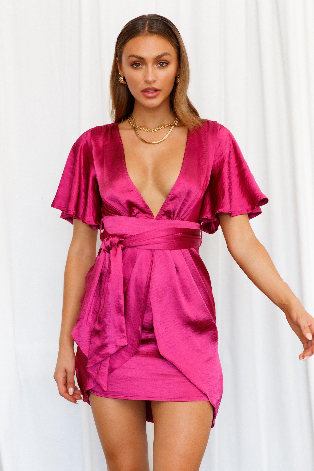 Another World Dress Fuchsia Product Image