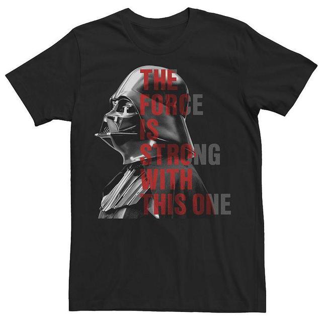 Mens Star Wars Darth Vader Force is Strong Graphic Tee Product Image