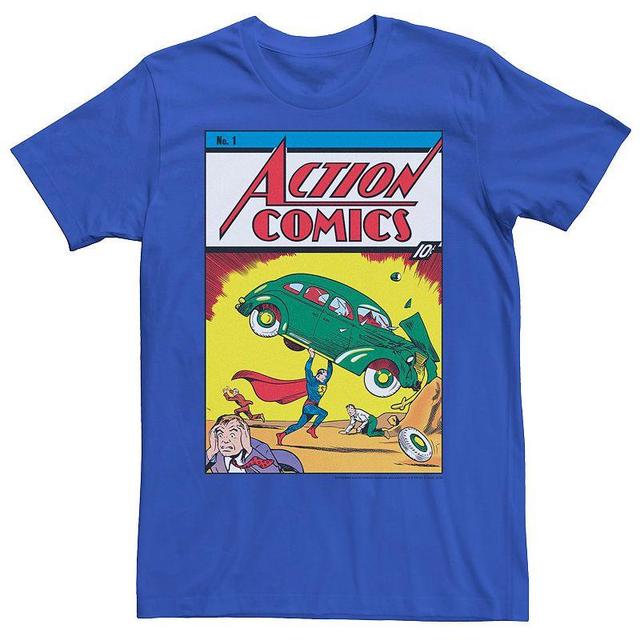 Mens DC Comics Superman No.1 Comic Cover Graphic Tee Product Image