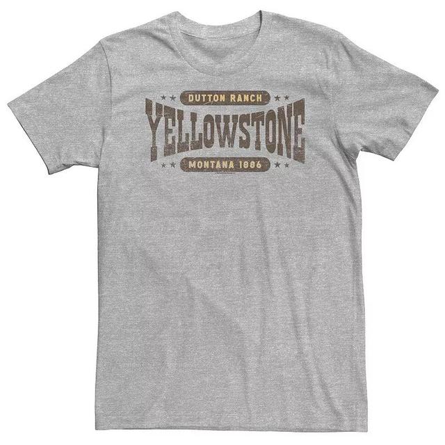 Big & Tall Yellowstone Dutton Ranch Montana 1886 Tee, Mens Product Image