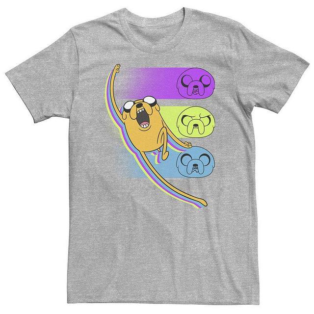 Big & Tall Cartoon Network Adventure Time Jake Emotions Tee, Mens Athletic Grey Product Image