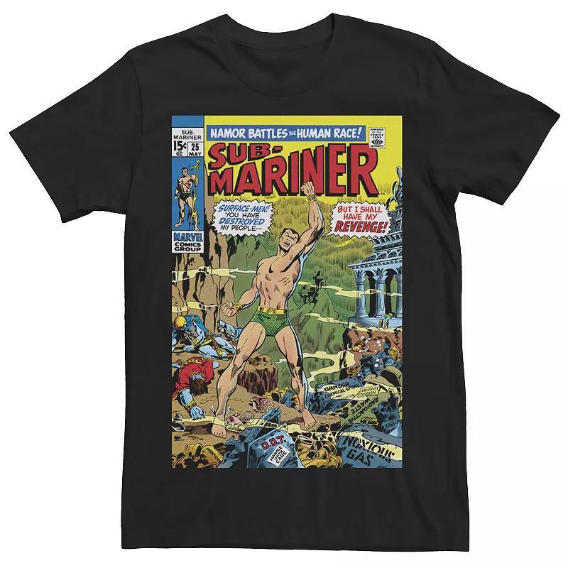 Mens Marvel Namor The Sub-Mariner Battles The Human Race Comic Tee Product Image