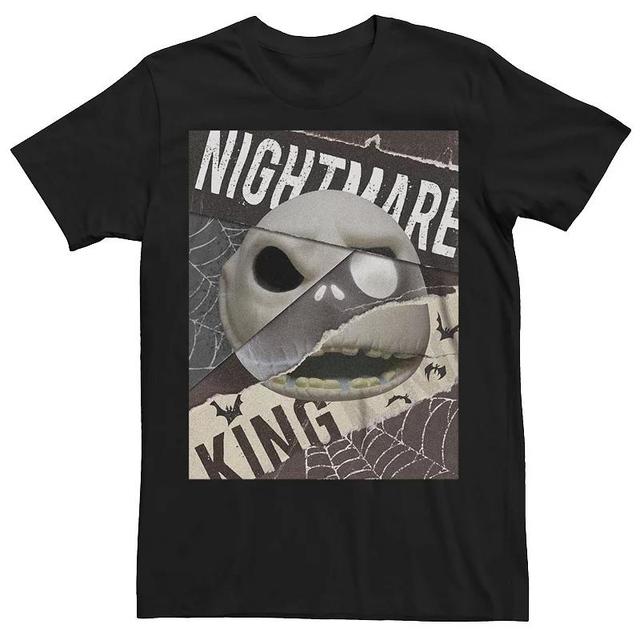 Disneys Nightmare Before Christmas Mens Jacks Collage Portrait Graphic Tee Product Image