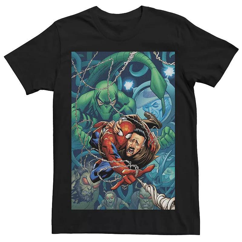 Mens Marvels Spider-Man Escape Comic Cover Tee Product Image