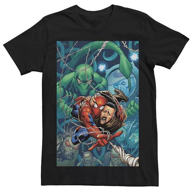 Mens Marvels Spider-Man Escape Comic Cover Tee Product Image