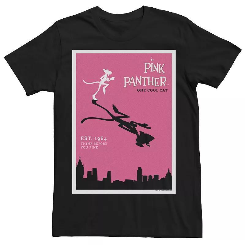 Mens The Pink Panther Silhouette Poster Tee Product Image