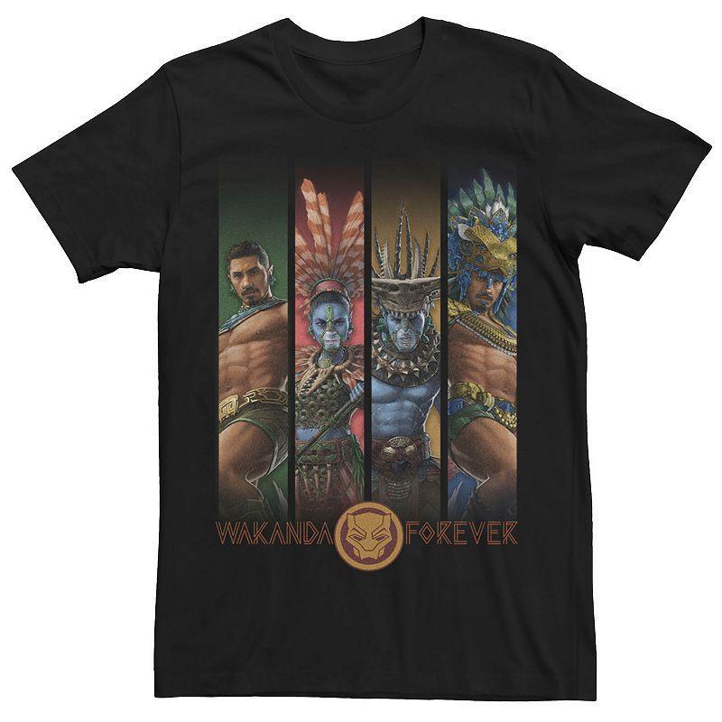 Mens Marvel Wakanda Forever Atlantean Groupshot Portrait Tee Product Image