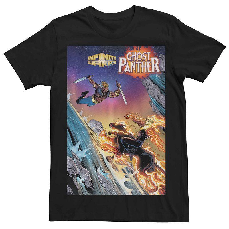 Mens Marvel Ghost Panther Comic Cover Tee Product Image