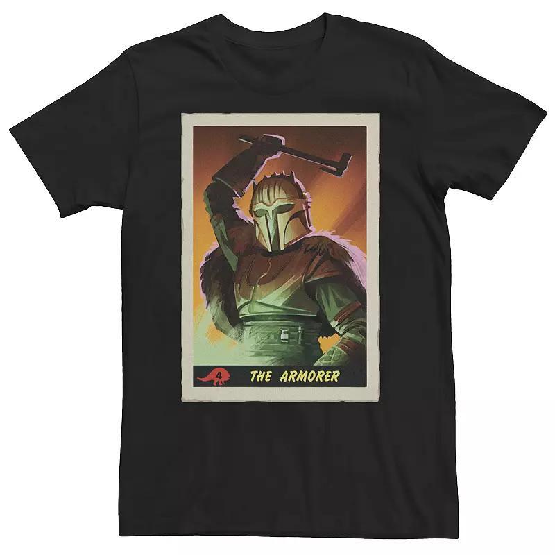 Big & Tall Star Wars The Mandalorian The Armorer Card Tee, Mens Product Image