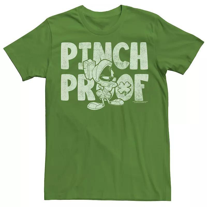 Mens Looney Tunes St. Pattys Marvin The Martian Pinch Proof Tee Product Image