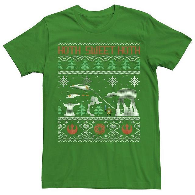 Mens Star Wars Hoth Sweet Hoth Battle Ugly Christmas Tee Product Image