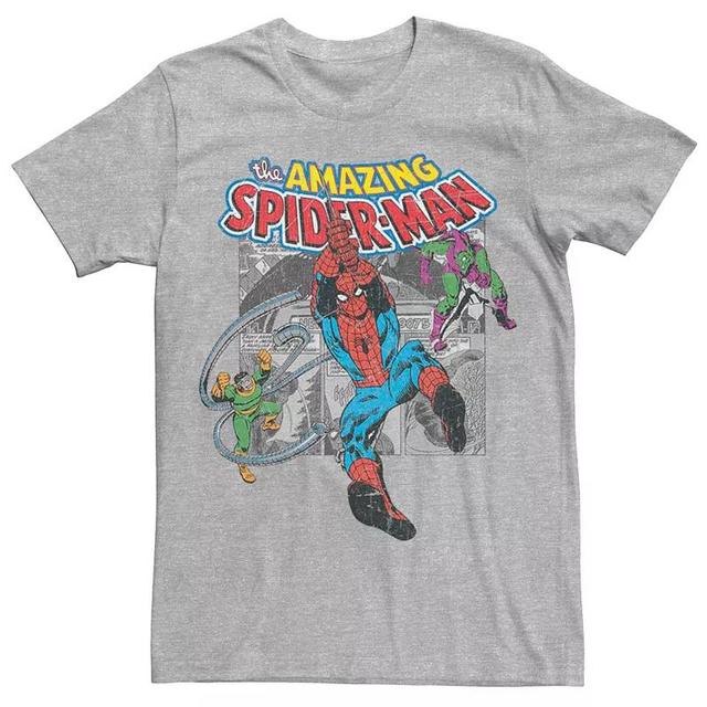 Mens Marvels Spider-Man Vintage Collage Tee Product Image