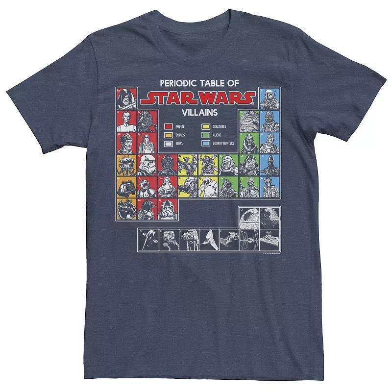 Mens Star Wars Periodic Table of Villains Graphic Tee Product Image