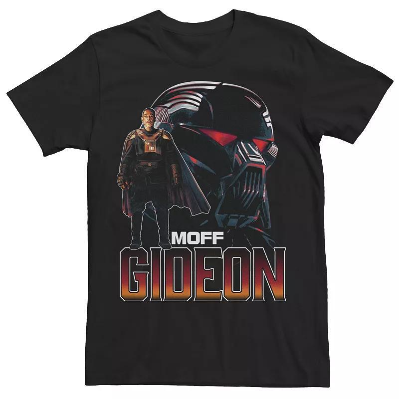 Big & Tall Star Wars: The Mandalorian Moff Gideon Collage R16 Tee, Mens Product Image