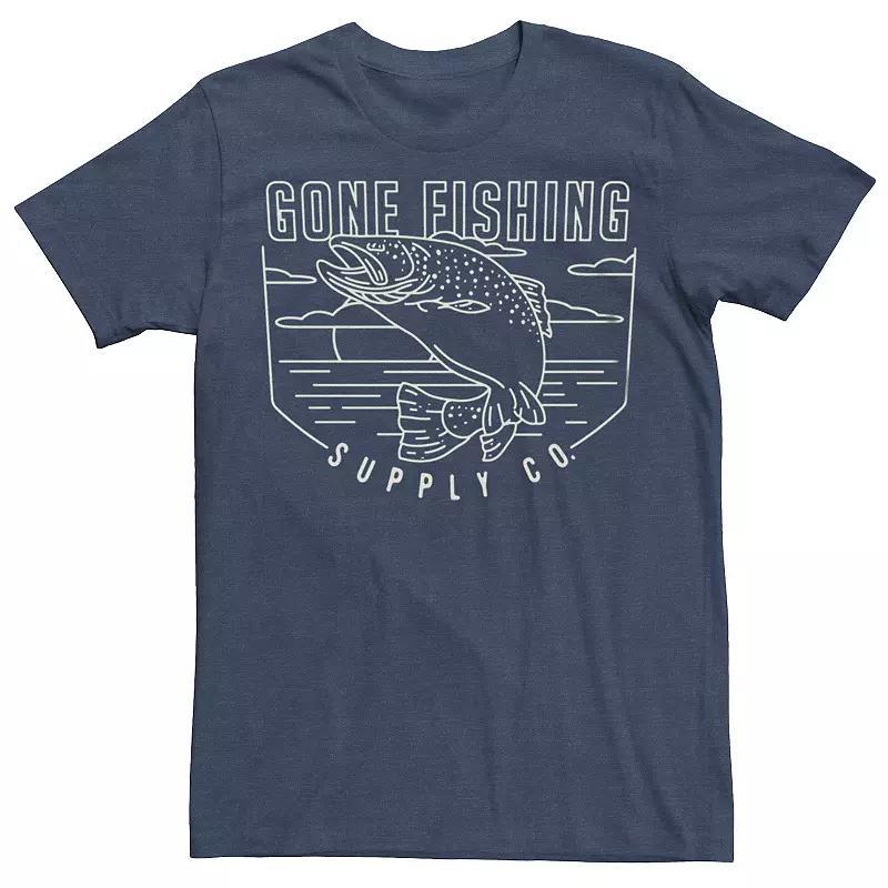 Mens Jurassic Park Life Finds A Way Quote Tee Navy Grey Product Image