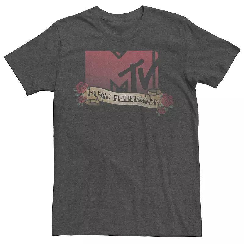 Mens MTV Checkered Zombie Hands Logo Tee Product Image