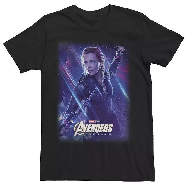 Mens Marvel Avengers: Endgame Widow Galactic Poster Tee Product Image