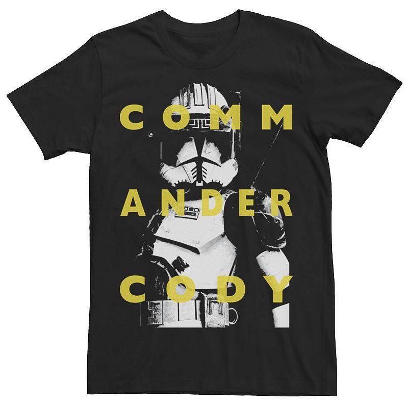 Mens Star Wars: Clone Wars Commander Cody Text Overlay Tee Product Image