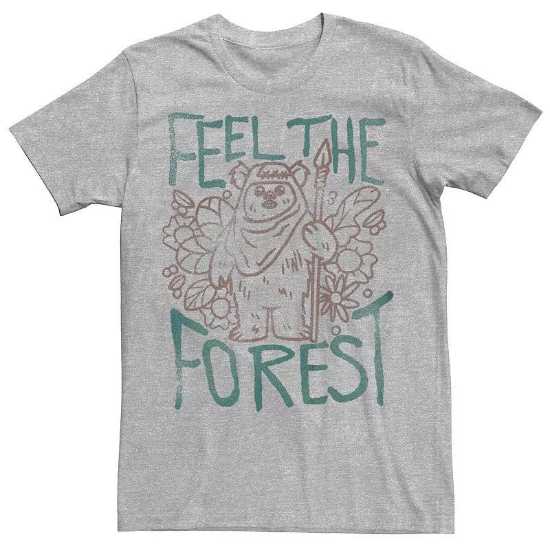 Big & Tall Star Wars Ewok Feel The Forest Graphic Tee, Mens Product Image