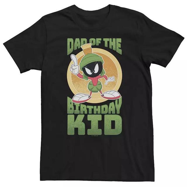 Big & Tall Looney Tunes Marvin Dad Of The Birthday Kid Tee, Mens Product Image