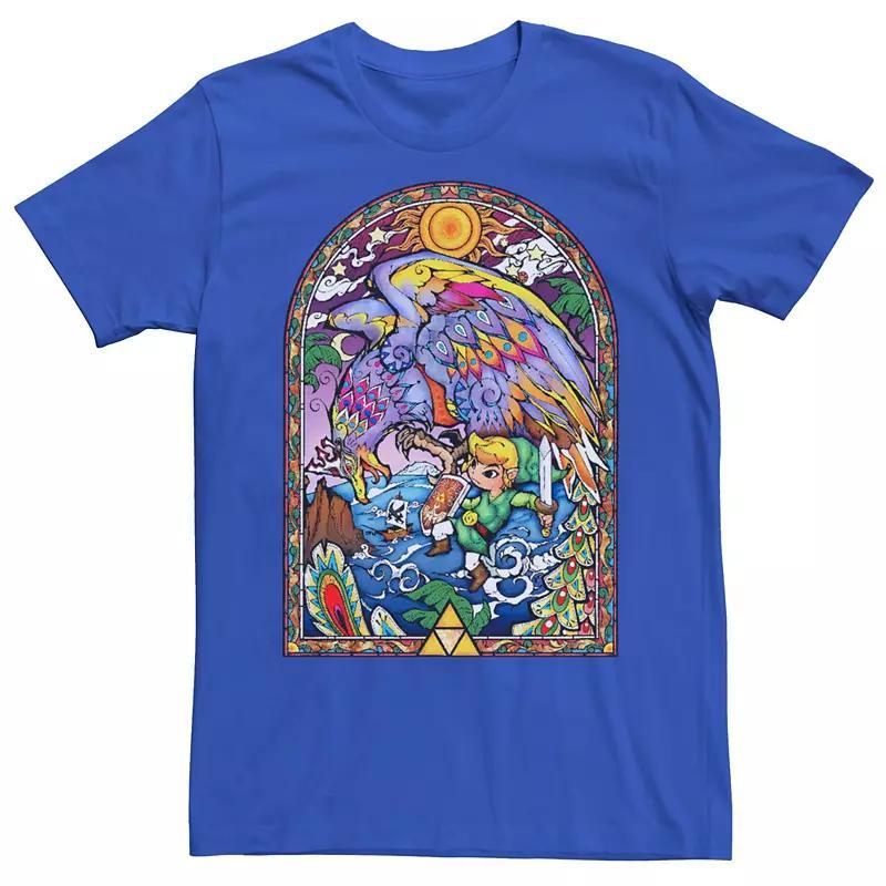 Mens Nintendo Legend Of Zelda Winder Waker Stained Glass Tee Product Image